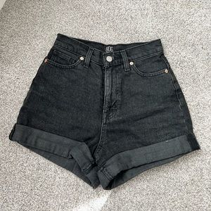 BDG Black Jean Shorts